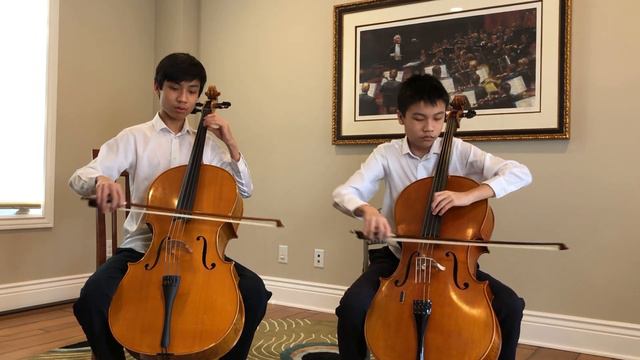 Flight of the Bumblebee by Rimsky-Korsakov- Brothers Cello Ensemble смотреть онлайн