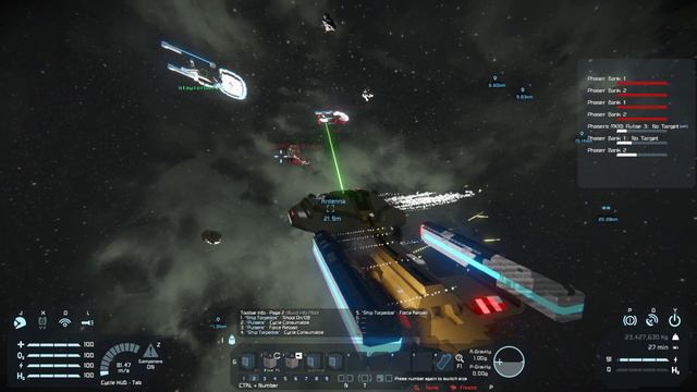 Space Engineers 2023 USS Bradbury VS 3 Excelsiors смотреть онлайн