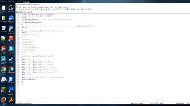 MySQL Web Table Tutorial смотреть онлайн