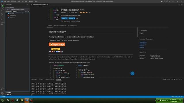 ⚙️Indent Rainbow (VS Code Setup) смотреть онлайн