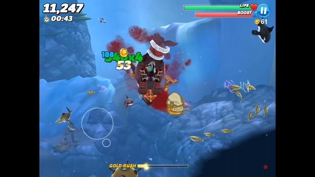Leveling up Killer Whale Hungry Shark World Part 2 смотреть онлайн