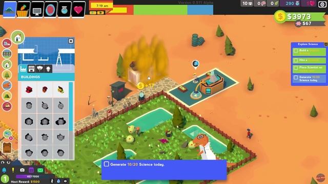 NEW DINOSAUR PARK BUILDING GAME | PARKASAURUS [EP1] смотреть онлайн