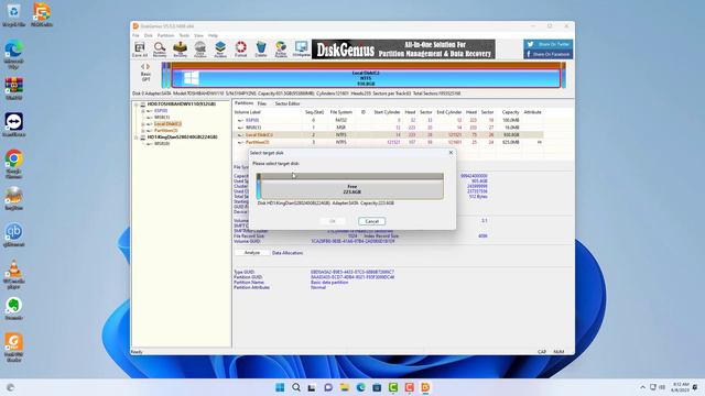 Как бесплатно клонировать большой жесткий диск на меньший SSD смотреть онлайн