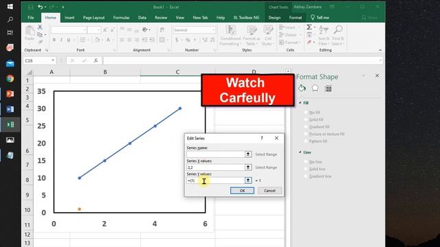 How to Add Vertical Line In #Excel Graph/Chart смотреть онлайн