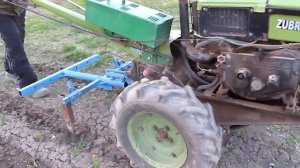 Прополка чеснока мотоблоком!!!