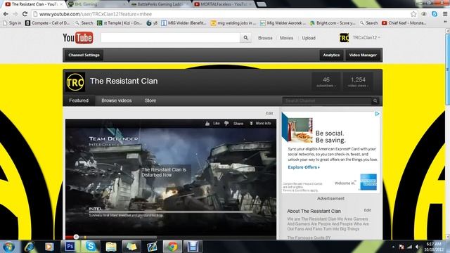 The Resistant Clan And Mortal FaceLess Youtube Partnership Need Subcribers And FeedBack смотреть онлайн