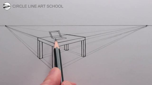 How to Draw a Table using Two-Point Perspective: Narrated смотреть онлайн
