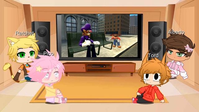 Ratchet and his friends reacts to SMG4: Mario reacts to nintendo memes 3 смотреть онлайн