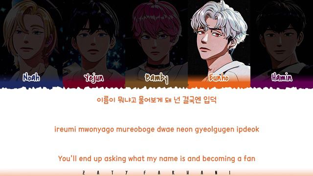 PLAVE (플레이브) - 'Virtual Idol' (버추얼 아이돌) Lyrics [Color Coded_Han_Rom_Eng]