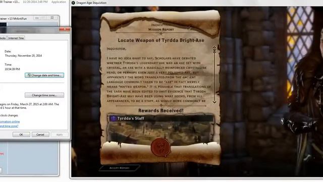 Dragon Age Inquisition V1.05 Trainer смотреть онлайн