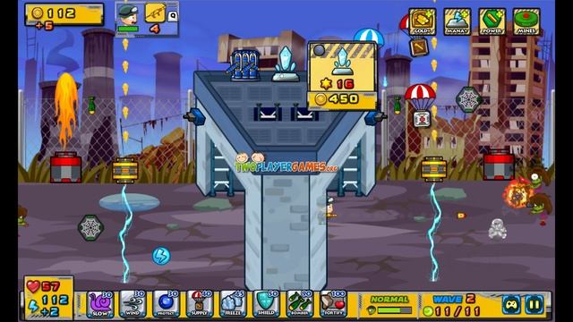 Zombie Parade Defense 4 - Wave 1-6 - Unblocked Game Walkthrough and Tutorial - RocketGames.io смотреть онлайн
