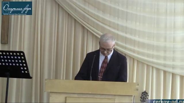 Проповедь "Смирение – условие, необходимое для благодати." Церковь "Открытая дверь" смотреть онлайн