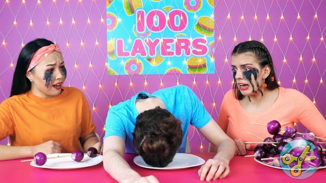 100 слоев еды Челлендж #9 с CRAFTooNS Challenge смотреть онлайн