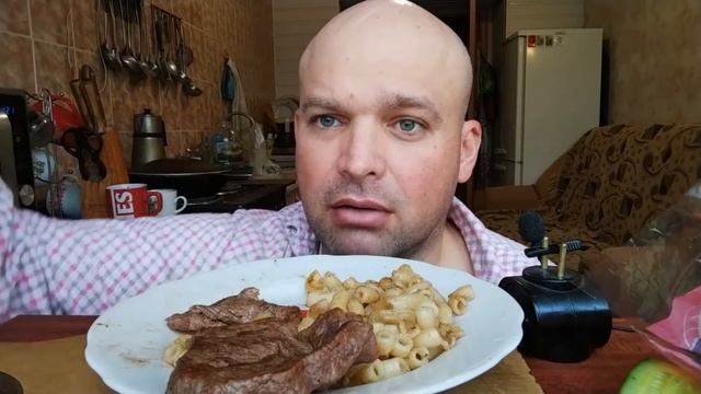 МУКБАНГ говядина Black Angus/ОБЖОР стейк смотреть онлайн