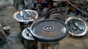 Как насадить венец маховика.