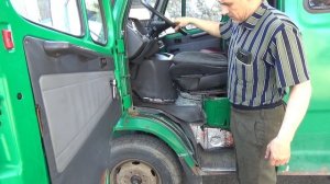 Подтяжка рулевого редуктора на Мерседес 208 "Кузнечик"