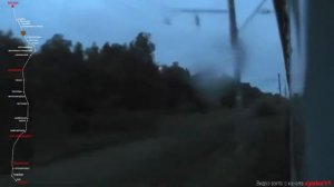 Стук колёс для сна.Поезд Москва - Адлер. Вид из окна поезда.