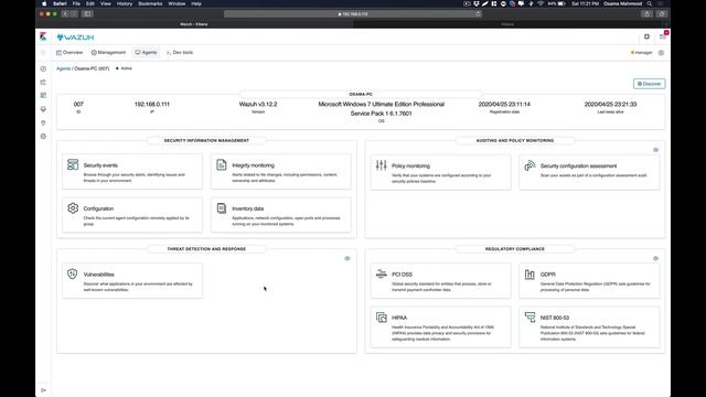 How to scan for Vulnerabilities in Windows using Wazuh Open-Source SEIM смотреть онлайн