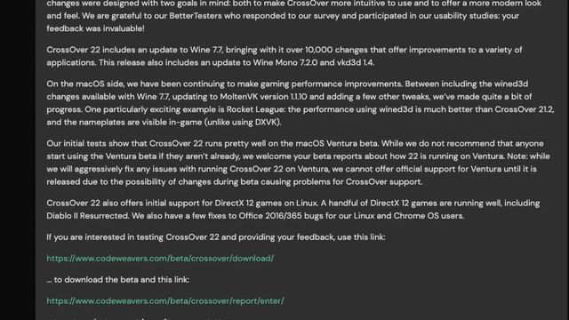 CrossOver 22 Beta is HERE! Testing Windows gaming on Mac: Control, Rocket League, New UI, WineD3D смотреть онлайн