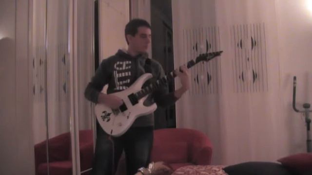 Stratovarius intro Bloodstone + Black Diamond guitar cover смотреть онлайн