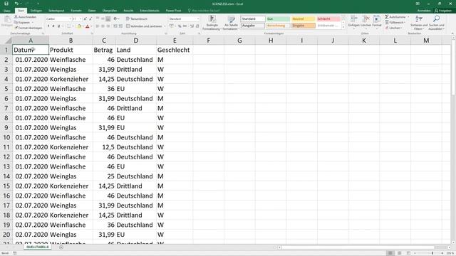 Excel VBA Dashboard erstellen #2.1 Das Anwendungsbeispiel (Excel VBA Pivot Tabellen) смотреть онлайн