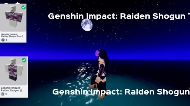 скин Raiden Shogun из Genshin Impact||Roblox смотреть онлайн