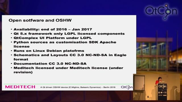 Meditech OSHW @QtCon in Berlin смотреть онлайн