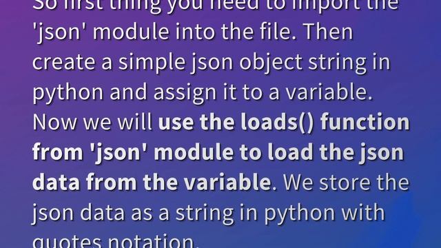 How do I unpack JSON data in Python? смотреть онлайн