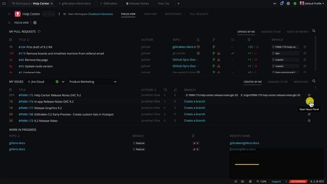 GitKraken Client 9.2 Release: Sparklines, Focus View Updates, & Issue View in Workspaces смотреть онлайн