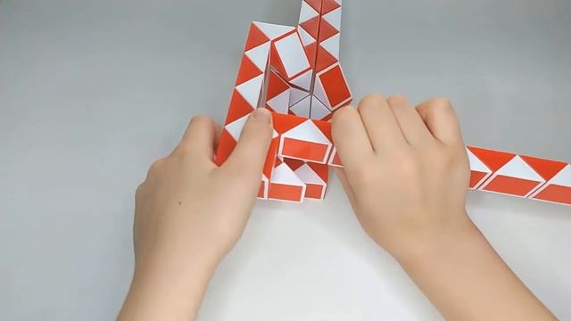 Боевой танк из змейки Рубика 72 элемента смотреть онлайн