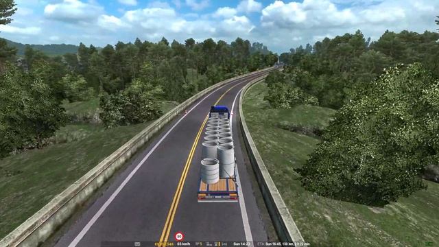 Euro Truck Simulator 2 EAA MAP 5.3 смотреть онлайн