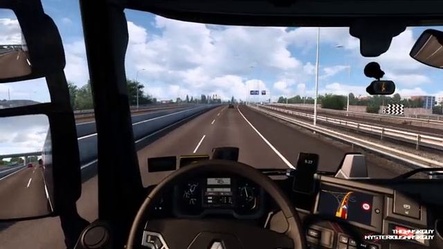 Euro Truck Simulator 2 - Renault T - Burgos to Bailen - Kriechbaum DTi-13 смотреть онлайн