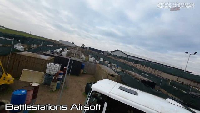See Battle Stations Airsoft Map From The Air (Drone Fly Over) смотреть онлайн