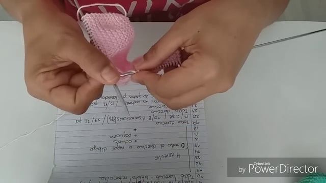 Patucos Lazada Gocco A Dos Agujas. ¡¡MUY FÁCIL, PARA CUALQUIER NIVEL!! Tutorial Tejer Punto De Bebé