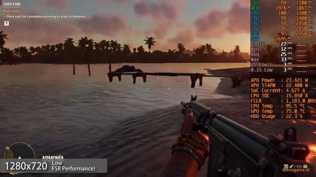 Far Cry 6 | AMD Ryzen 3 3200U Vega 3 | Gameplay Benchmark смотреть онлайн