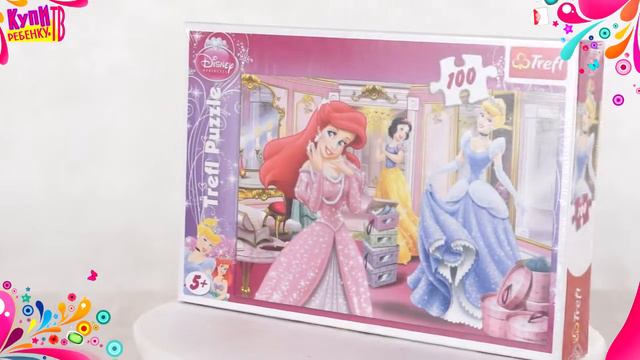 Disney princess Пазл Подготовка к балу 16186) 100 элементов смотреть онлайн