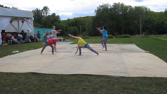 Йога. Екатеринбург. Командное выступление. смотреть онлайн