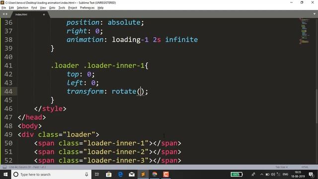 Loading animation using Html and css | cool css loading animation смотреть онлайн