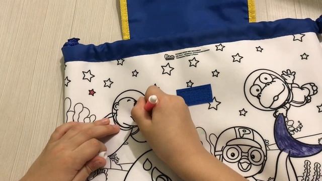 Рюкзак ПОРОРО PORORO своими руками! Красивое оформление сумки! смотреть онлайн