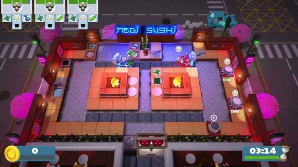 Overcooked 2 на Nintendo Switch - Laska и Kellhor стали поварами