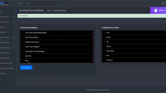 how to use drag and drop form builder of dizzcox multipurpose cms laravel смотреть онлайн