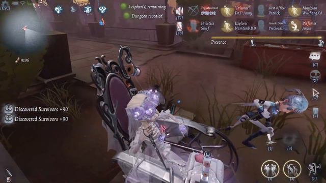 Galatea x Cá 2v8 Gameplay | Identity V смотреть онлайн