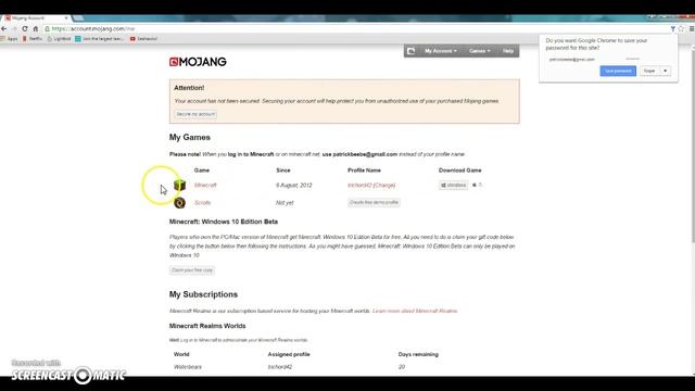What's my minecraft account name? смотреть онлайн