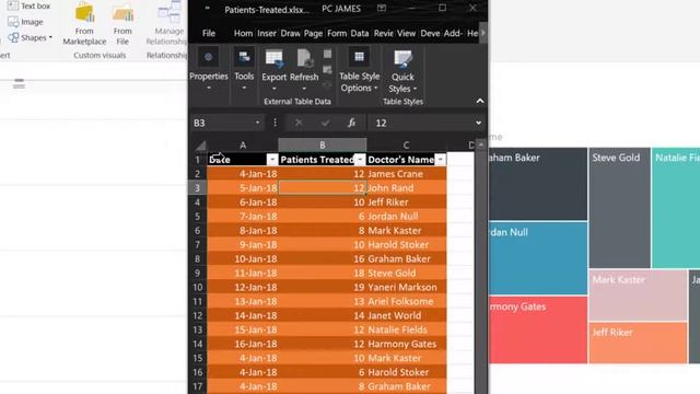 PowerBI - Excel - Management Dashboard