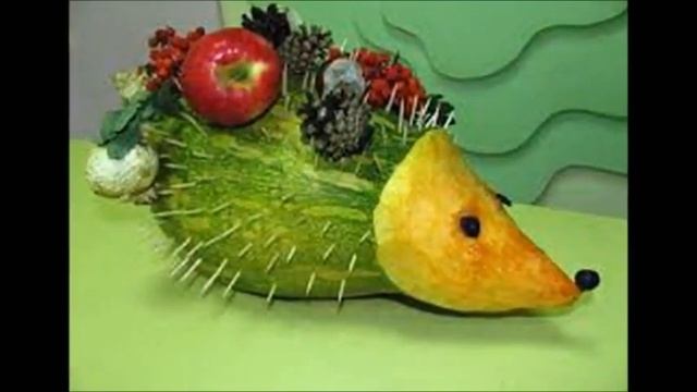 Праздник Урожая Симпатичные Поделки из овощей в садик смотреть онлайн