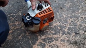 ? Замена карбюратора триммер STIHL FS 38 FS 55/Часть 1??
