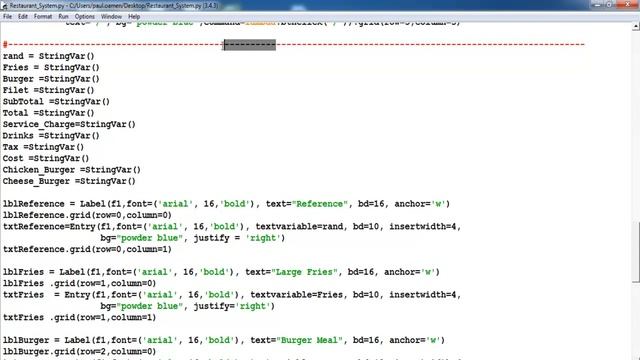 How to Create a GUI Restaurant Management Systems in Python Full Tutorial смотреть онлайн