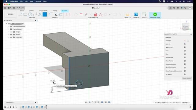 Fusion 360 | Tutorial for Beginners | Exercise 3 смотреть онлайн