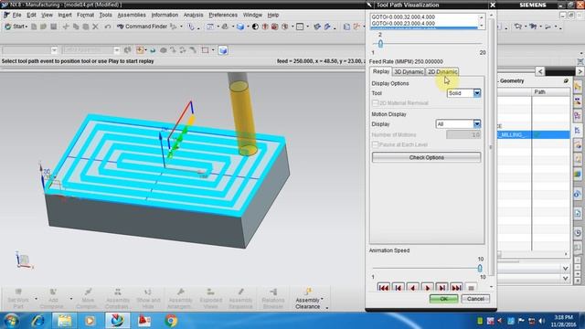 002 MULTI CUT NX 8.0 VMC Programming смотреть онлайн