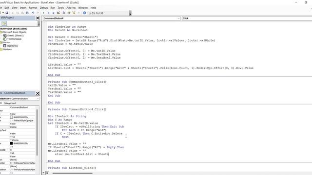 VBA Excel Data Entry Form - EP4 Delete Data смотреть онлайн
